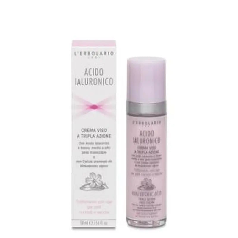 L´Erbolario Acido Hialuronico Crema Facial Pieles Normales 50M 