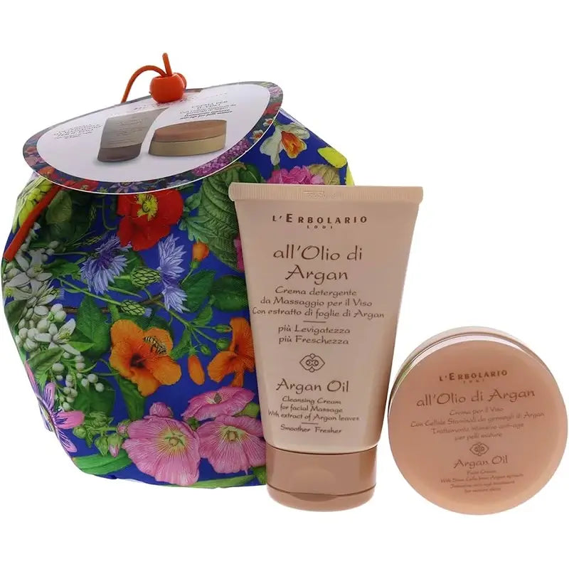 L'Erbolario Argan Argan Cream Pack 50Ml and Detergent 125Ml.