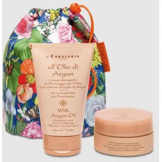 L´Erbolario Argan Pack Crema  50Ml Y Detergente 125Ml. 