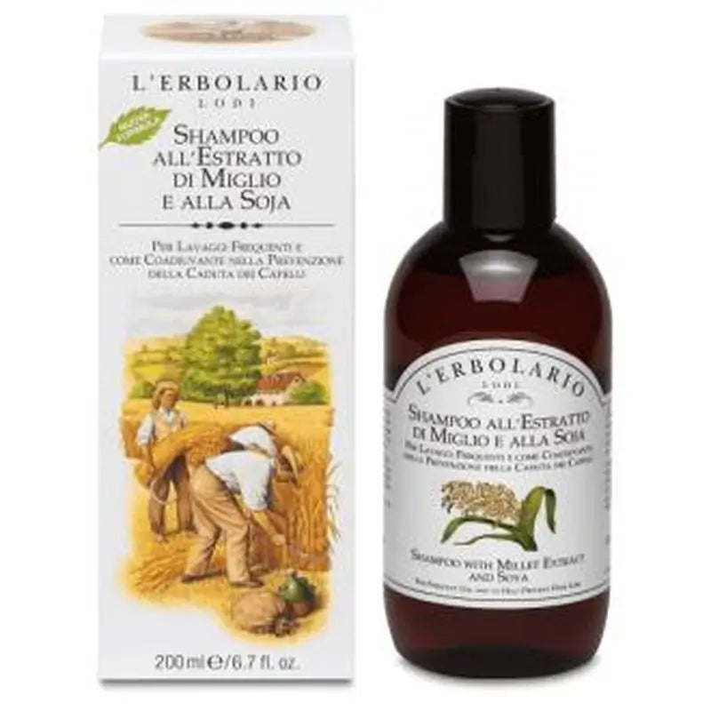 L´Erbolario Champu De Mijo Y Soja 200Ml. 