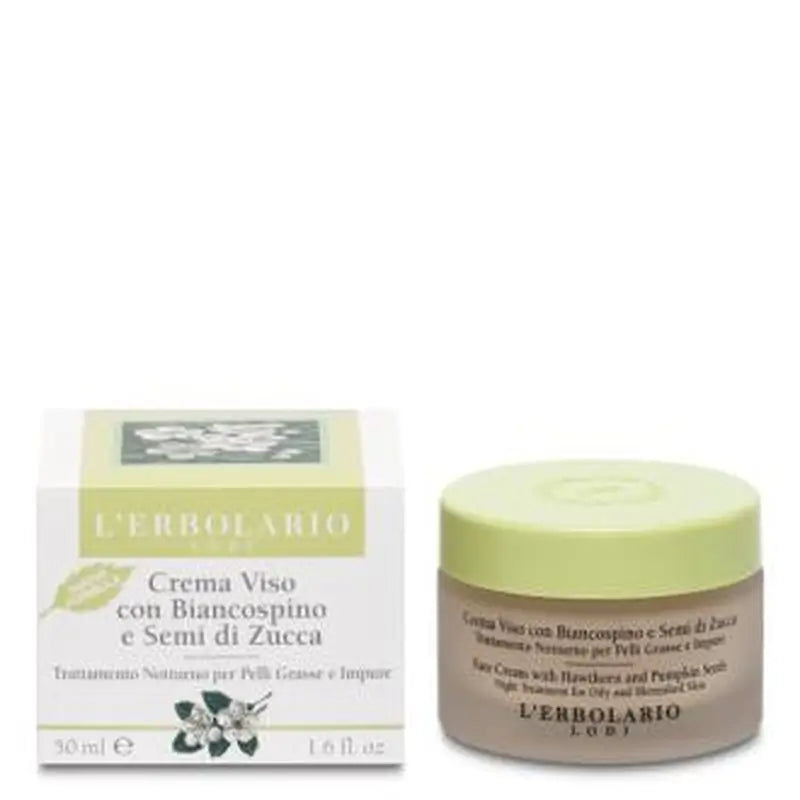 L´Erbolario Crema Facial Espino Blanco 50Ml. 