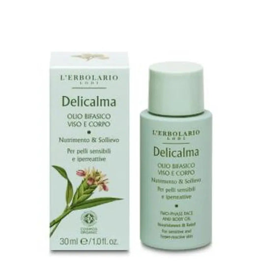 L´Erbolario Delicalma Aceite Bifasico Cara Y Cuerpo 30Ml. 