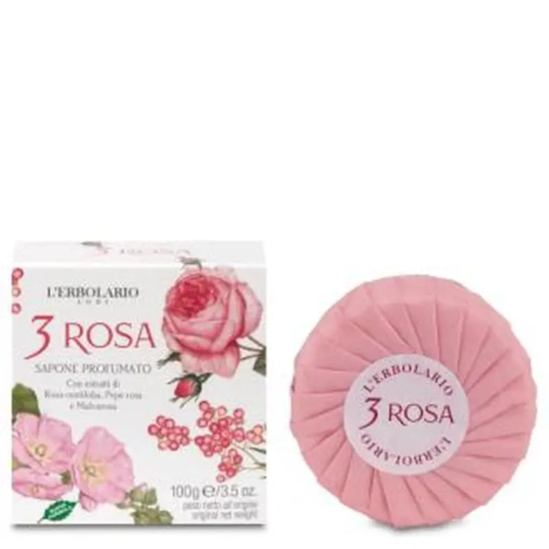 L´Erbolario Rosa Jabon Pastilla 100Gr. 