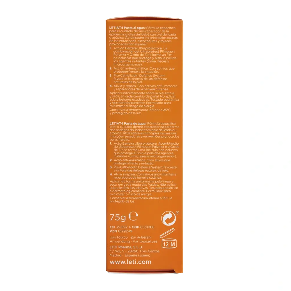 Letiat4 Water Based Paste, 75 g