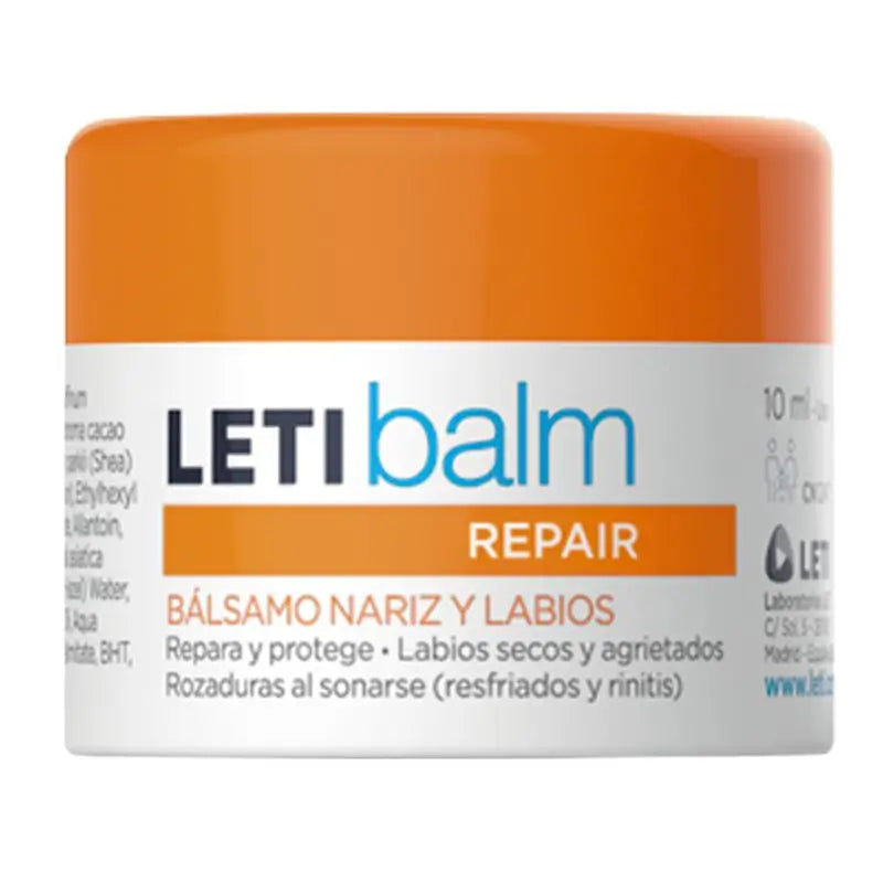 Letibalm Pediátrico, Bálsamo Reparador Nariz Y Labios, 10 ml