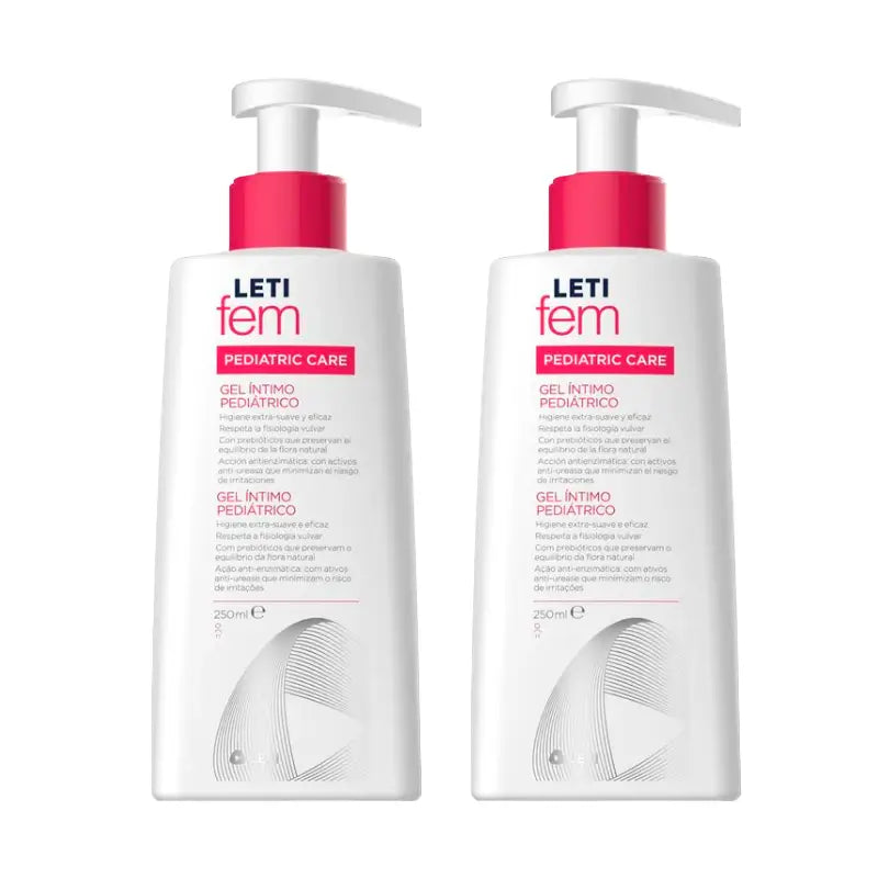 Letifem Pack Pediatric Intimate Gel, 2 x 250ml