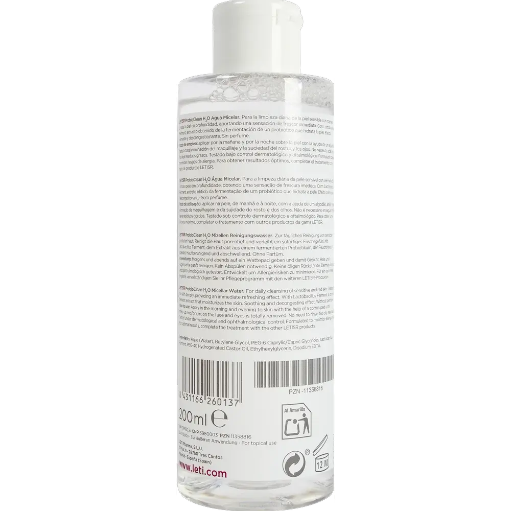 Letisr Probioclean Micellar Water, 200 ml