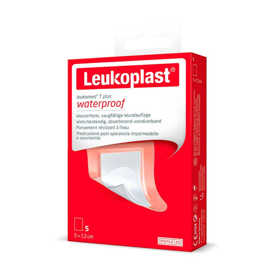 Leukoplast Leukomed T Plus, 5 cm x 7,2 cm , 5 unidades