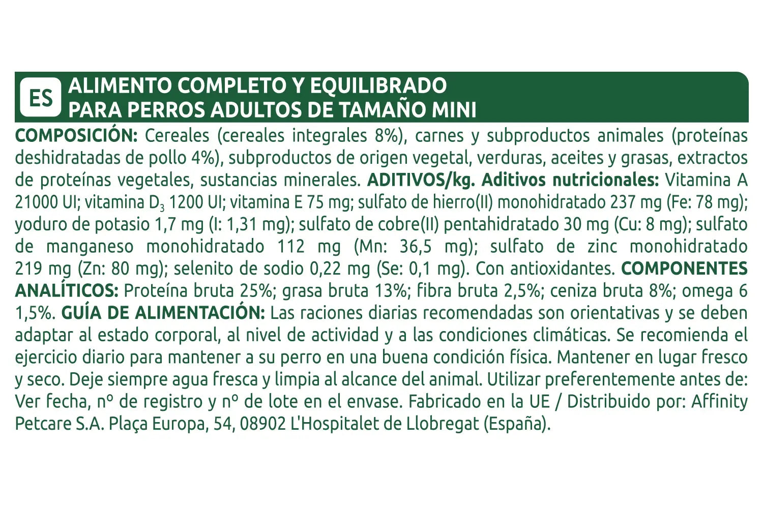 Libra Canine Adult Mini Pollo 3Kg, pienso para perros