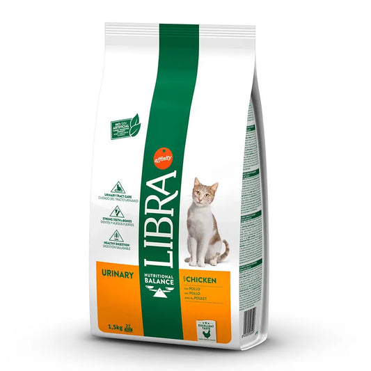 Libra Feline Adult Urinary 1,5Kg, pienso para gatos