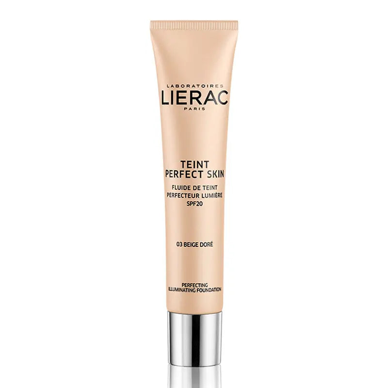 Lierac Dermo Maquillaje Fluido Perfeccionador Iluminador SPF 20 03 Beige Dorado