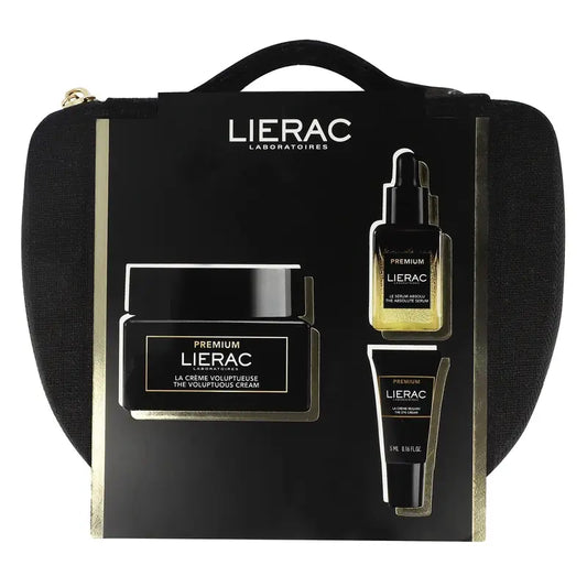 Lierac Premium Coffret Anti-Ageing Voluptuous Cream + Absolute Serum + Eye Cream, 68 ml