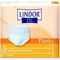 Lindor Pañales Fit Pants Día Talla L, 80 unidades