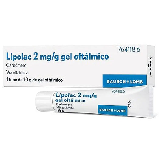 Lipolac 2 mg/g Ophthalmic Gel 10 g