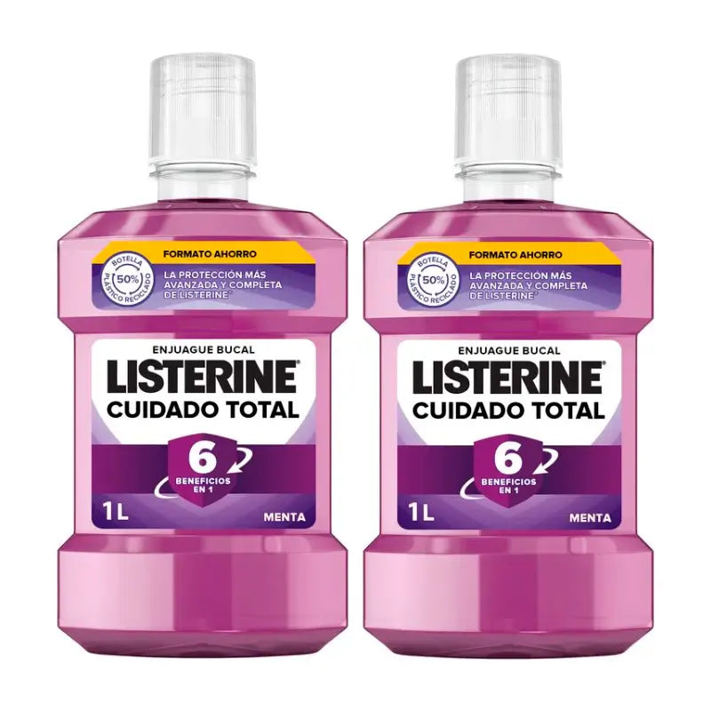 Listerine Duplo - Total Care Mouthwash, 2 x 1L