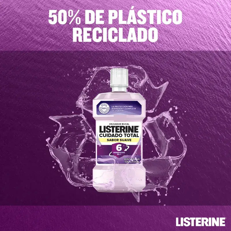 Listerine, Total Care Mouthwash Mild Flavour, 500 ml