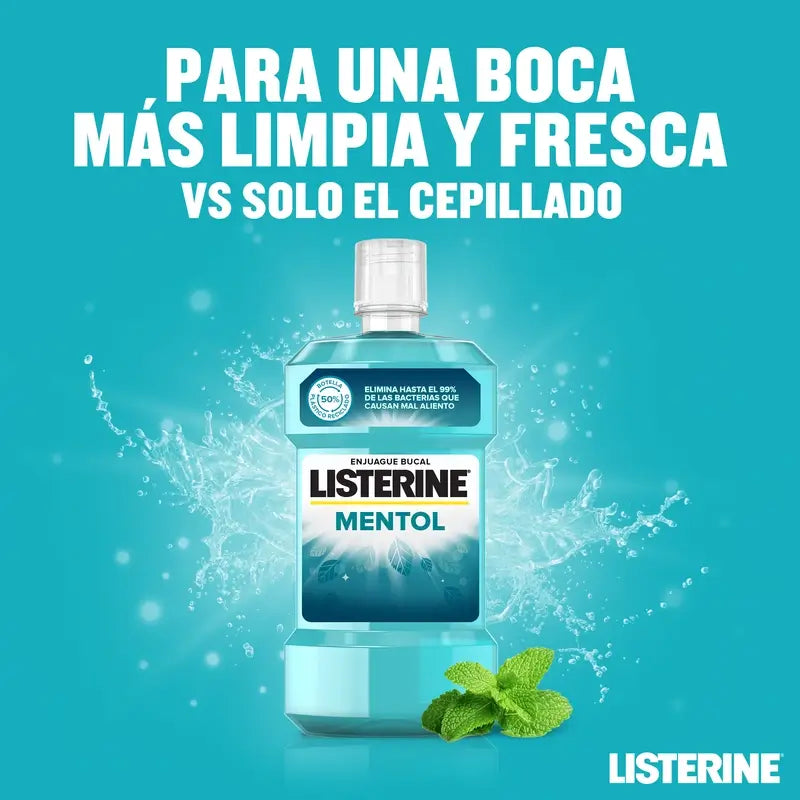 LISTERINE Menthol Mouthwash, 250 ml