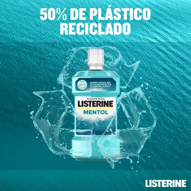 LISTERINE Menthol Mouthwash, 250 ml