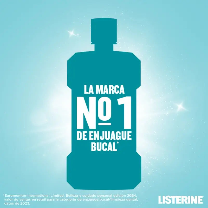 Listerine, Mild Flavour Menthol Mouthwash, 1000 ml