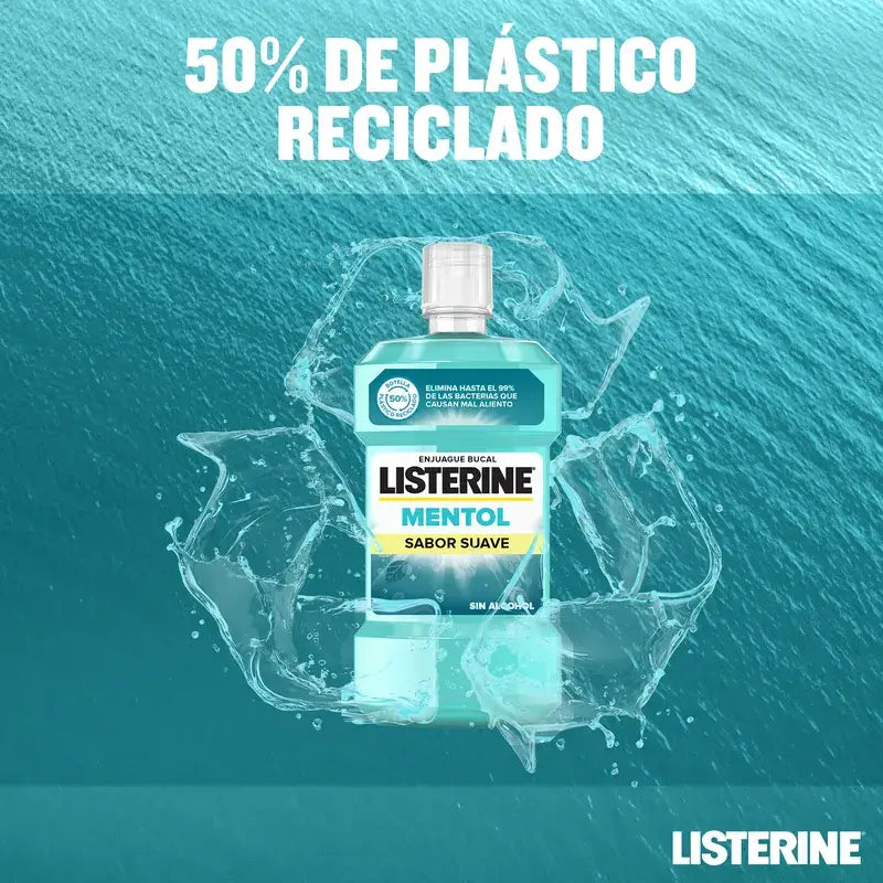 Listerine, Mild Flavour Menthol Mouthwash, 250 ml