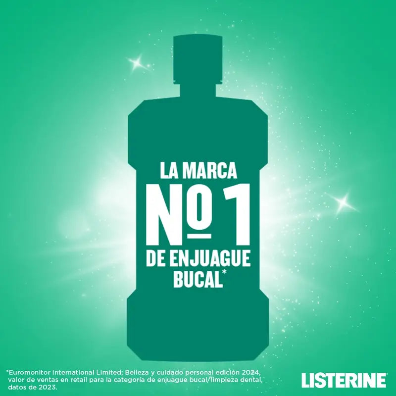 Listerine Mouthwash Peppermint Fresh Mouthwash, 500 ml