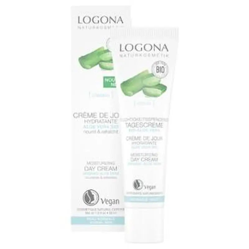 Logona Crema De Dia Hidratante Aloe Vera 30Ml.