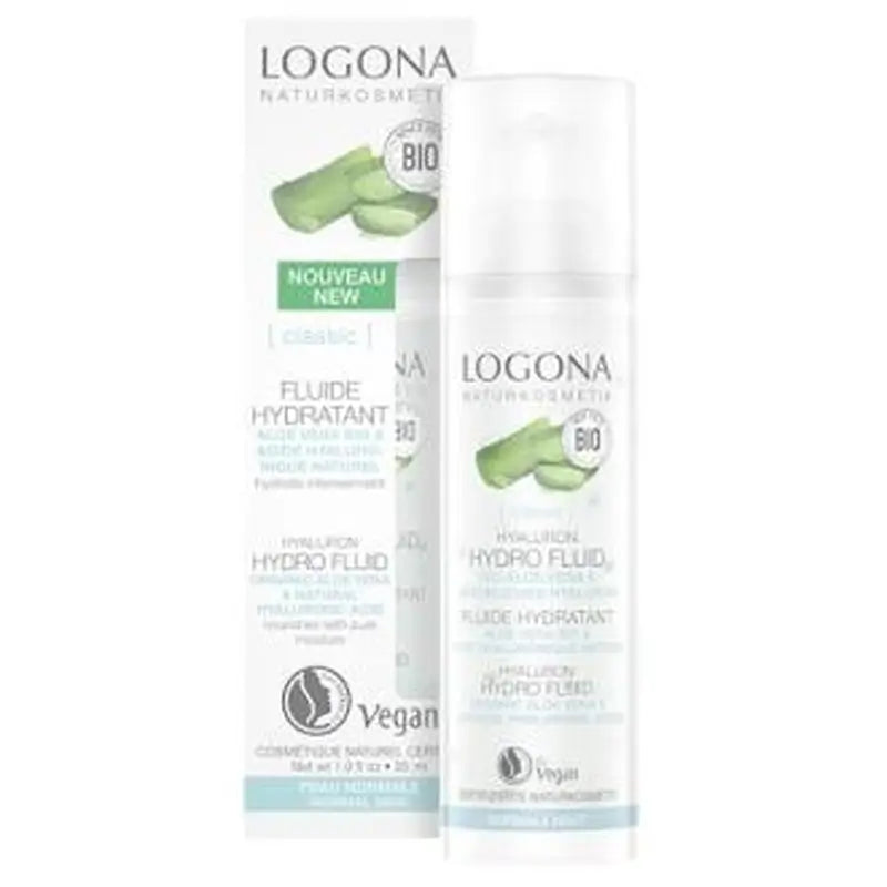 Logona Fluido Hidratante Aloe-Ac. Hialuronico 30Ml.