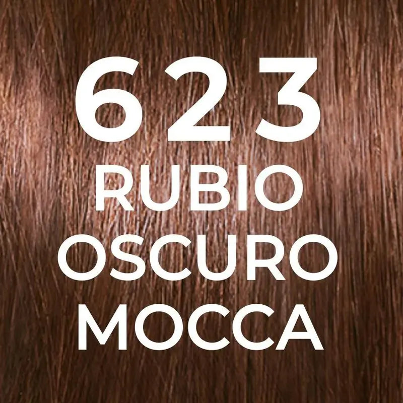 L'Oréal Paris Casting Natural Gloss Colour & Shine Bath Shade 623 Dark Blonde Mocca 90% Natural Origin.