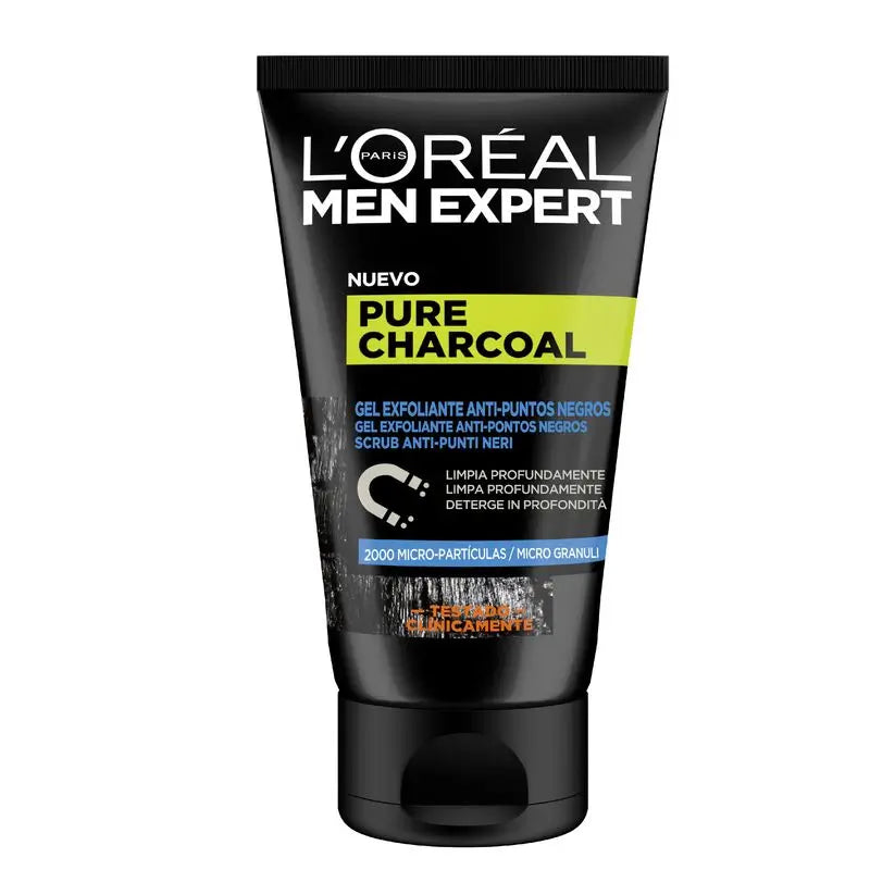 L'Oréal Paris Men Expert Pure Charcoal Anti-Blackhead Exfoliating Gel 100 Ml