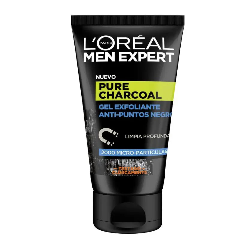 L'Oréal Paris Men Expert Pure Charcoal Anti-Blackhead Exfoliating Gel 100 Ml