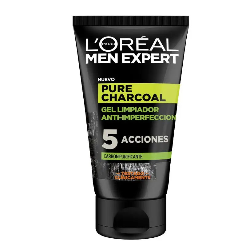 L'Oréal Paris Men Expert Pure Charcoal Anti-Imperfection Cleansing Gel 100 Ml