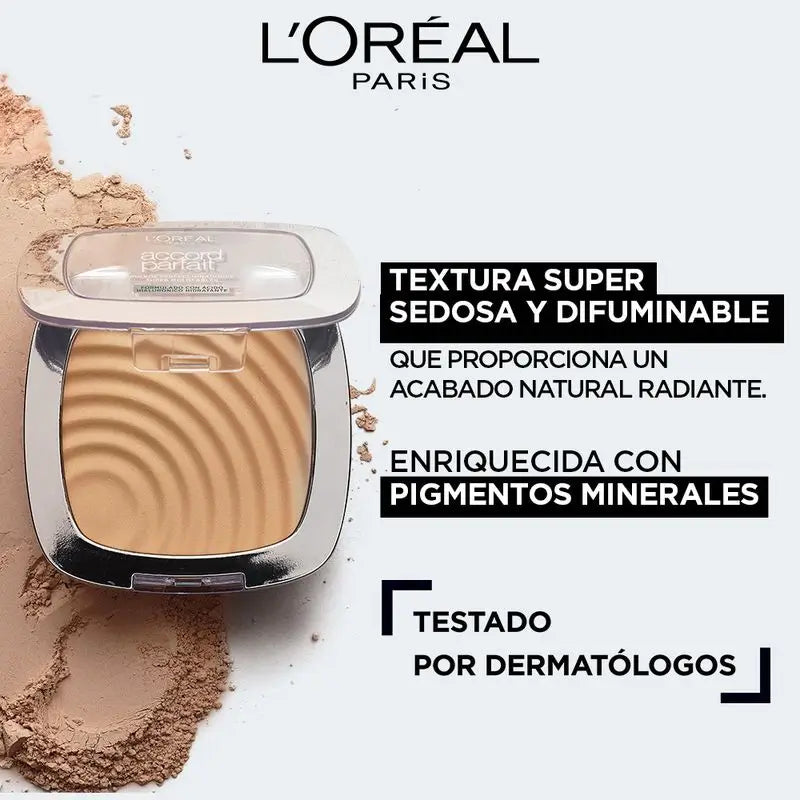 L'Oréal Paris Accord Parfait Moisturising Powder Foundation 5.