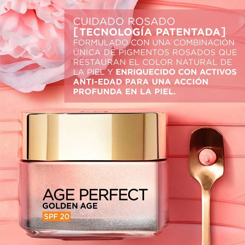 L'Oréal Paris Age Perfect Golden Age Sun Protection Day Cream Spf 20 Mature and Dull Skin