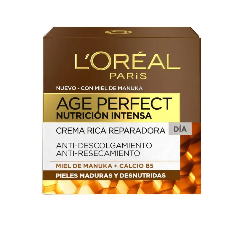 L'Oréal Paris Age Perfect Intense Nourishing Rich Repairing Day Cream Mature and Undernourished Skin 50Ml