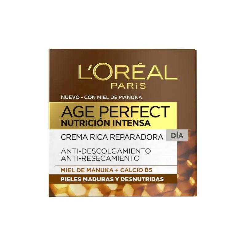 L'Oréal Paris Age Perfect Intense Nourishing Rich Repairing Day Cream Mature and Undernourished Skin 50Ml