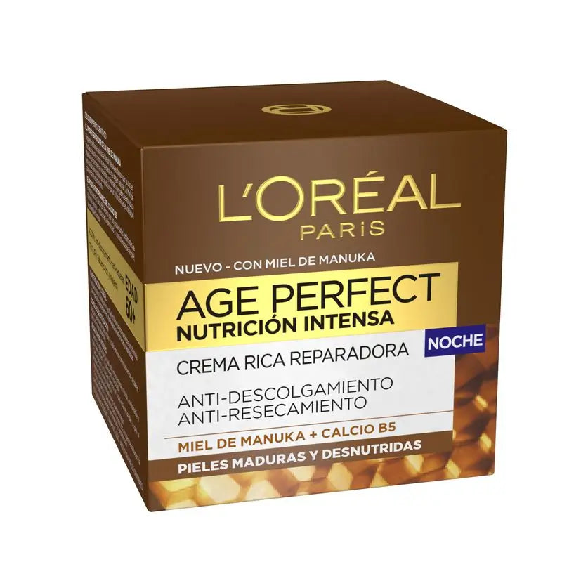 L'Oréal Paris Age Perfect Intense Nutrition Rich Repairing Night Cream Mature and Undernourished Skin 50Ml