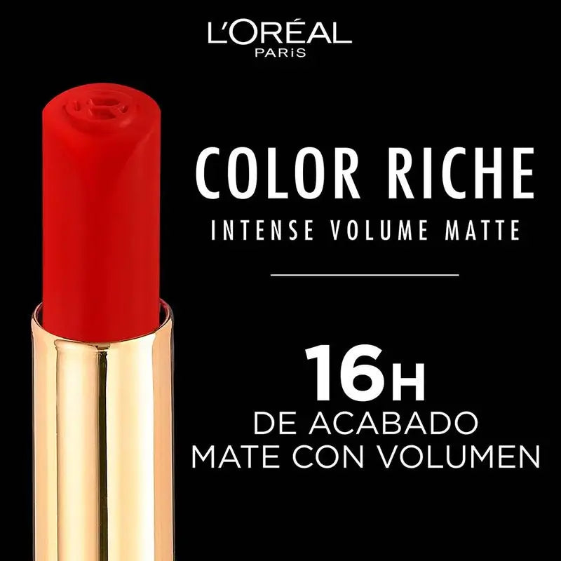 L'Oréal Paris Lipstick Color Riche Intense Volume Matte Shade 187 Fushia Libre