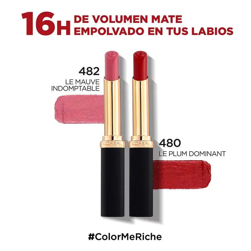 L'Oréal Paris Colour Riche Intense Volume Matte Lipstick Shade 480 Plum Dominant