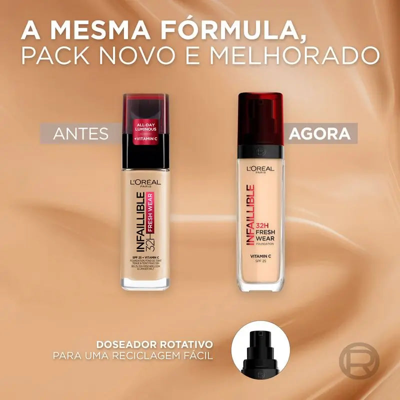 L'Oréal Paris Infaillible Foundation 32H Freshwear 30Ml Shade 110