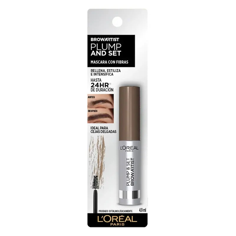 L'Oréal Paris Brow Artist Plum&Set Brow Mascara 105 Brunette