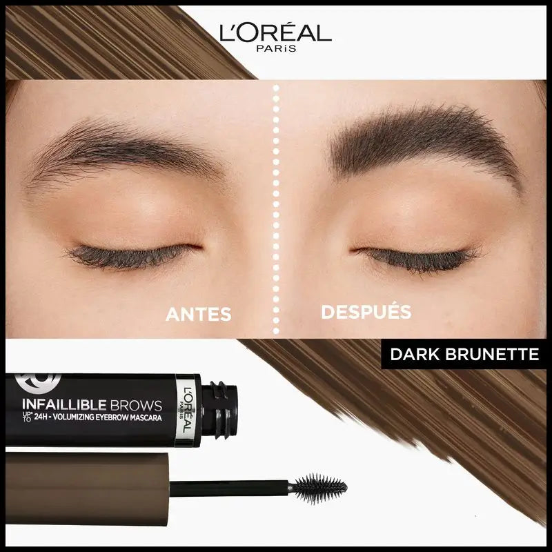 L'Oréal Paris Brow Artist Plum&Set Brow Mascara 105 Brunette