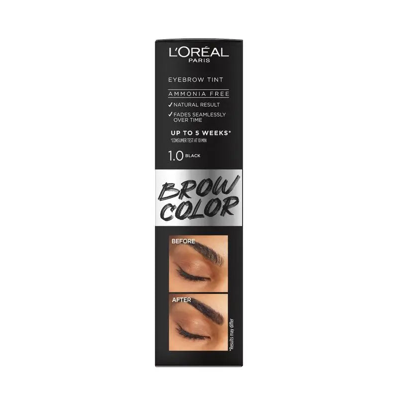 L'Oréal Paris Brow Colour Semi-Permanent Brow Colour 1.0 Black