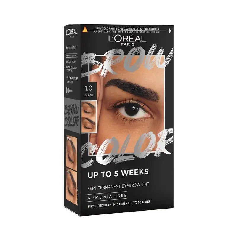 L'Oréal Paris Brow Colour Semi-Permanent Brow Colour 1.0 Black