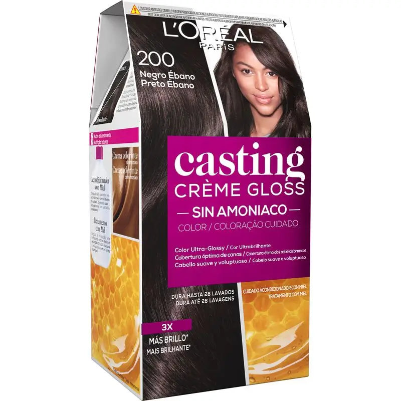 L'Oréal Paris Casting Creme Gloss Colour Bath 200 Ebony Black