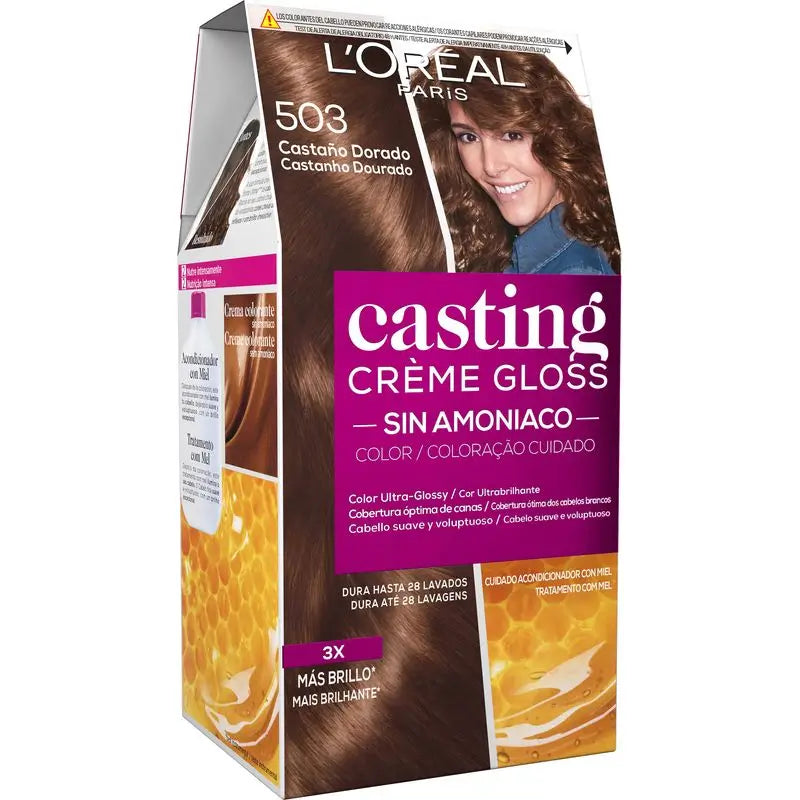 L'Oréal Paris Casting Creme Gloss Colour Bath 503 Golden Brown