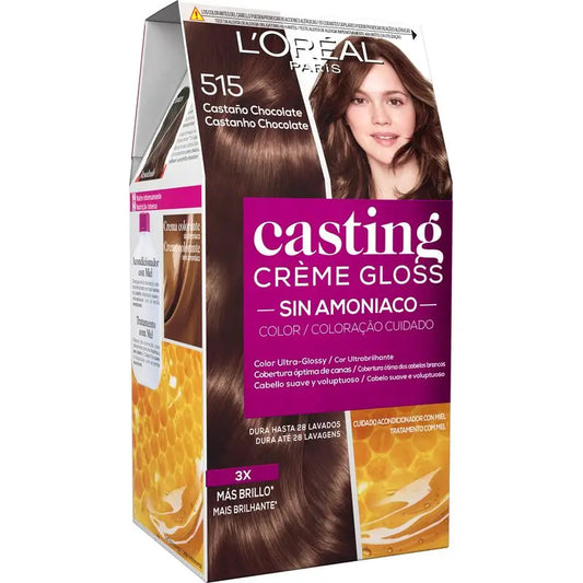 L'Oréal Paris Casting Creme Gloss Colour Bath 515 Chocolate Brown