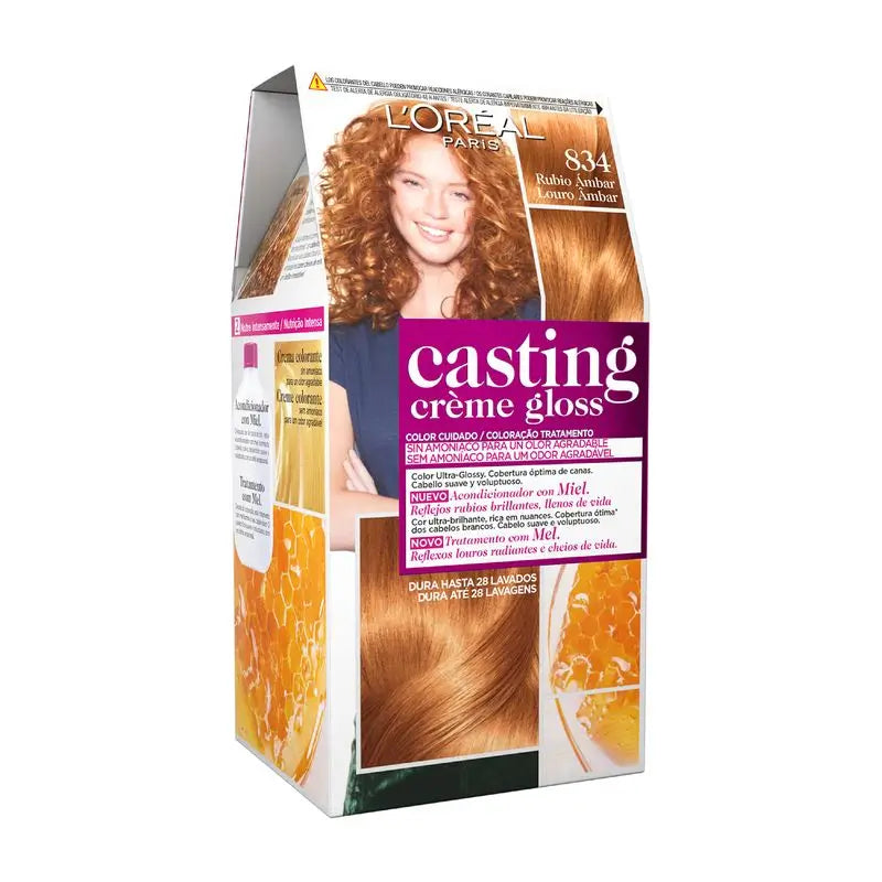 L'Oréal Paris Casting Creme Gloss Colour Wash 834 Amber Blonde