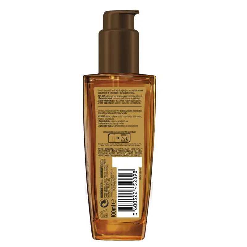 L'Oréal Paris Elvive Extraordinary Intense Nourishing Oil, Universal Use Treatment For Dry Hair 100Ml