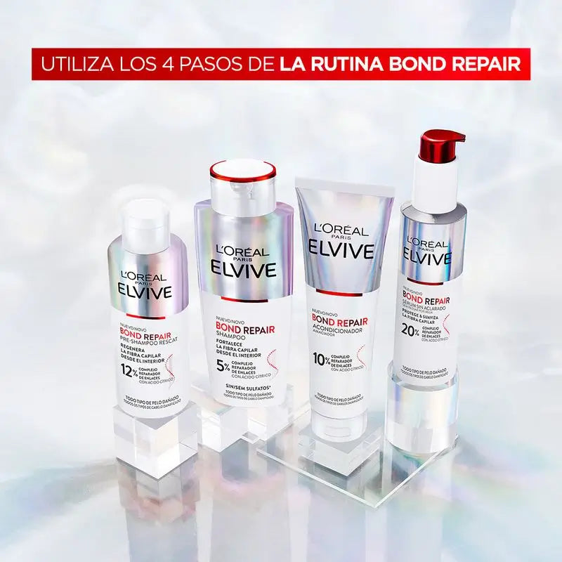 L'Oréal Paris Elvive Bond Repair Shampoo: Fortifying, Deep Reconstruction, 98% Less Breakage