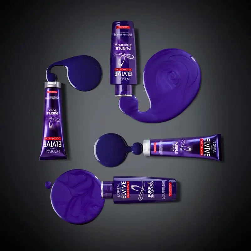 L'Oréal Paris Elvive Color Vive Violet Mattifying Conditioner for highlighted, blonde or grey hair 150Ml